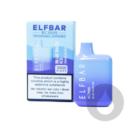 ElfBar BC3000 Pod - Blue Razz Ice - Eliquids NZ - New Zealand's Vape, Ecig & Eliquid Store