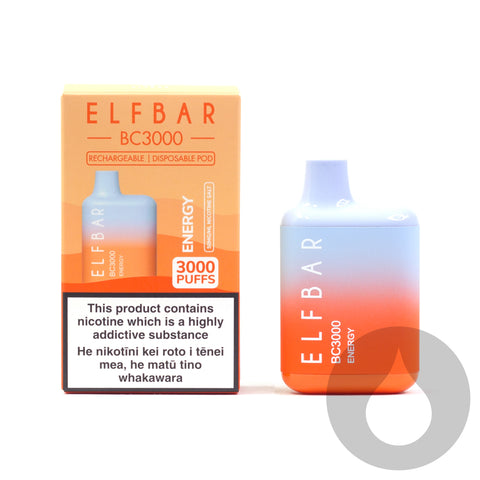 ElfBar BC3000 Disposable Vape - Energy - Eliquids NZ - New Zealand's Vape, Ecig & Eliquid Store