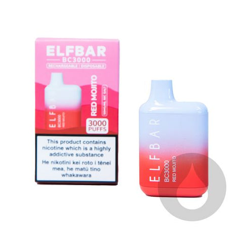 ElfBar BC3000 Pod - Red Mojito - Eliquids NZ - New Zealand's Vape, Ecig & Eliquid Store