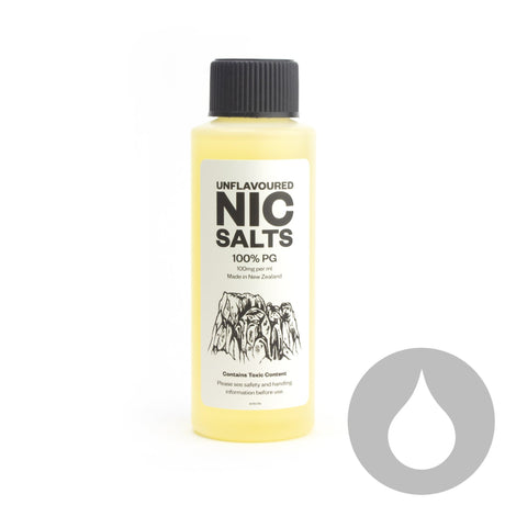 Unflavoured Nicotine Salt 100% PG - 100mg/ml - 120ml ***AUSTRALIAN CUSTOMERS ONLY***  - Eliquids NZ - New Zealand's Vape, Ecig & Eliquid Store