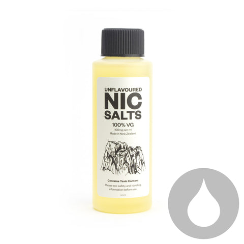 Unflavoured Nicotine Salt 100% VG - 100mg/ml - 120ml ***AUSTRALIAN CUSTOMERS ONLY***  - Eliquids NZ - New Zealand's Vape, Ecig & Eliquid Store